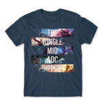 Lanes Denim Men's Tee for Gaming, League Of Legends