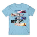 Lanes Sky Blue Men's Tee for Gaming, League Of Legends