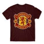 Lannister United Burgundy Men's T-shirt for Brand Parody, Funny