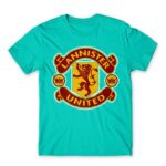 Lannister United Turquoise Men's T-shirt for Brand Parody, Funny