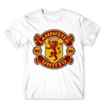 Lannister United White Men's T-shirt for Brand Parody, Funny