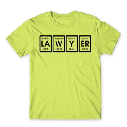 Lawyer Apple Green Men's Tee for Lawyer, Work