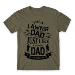 Lawyer Dad Zinc Men's T-shirt for Lawyer, Work