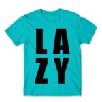 Lazy Atoll Blue Men's Tee for Funny, Laziness