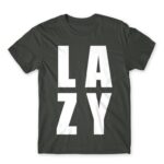 Lazy Dark Grey Men's Tee for Funny, Laziness