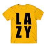 Lazy Gold Men's Tee for Funny, Laziness
