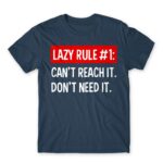 Lazy rule #1 Denim Men's T-shirt for Funny, Laziness