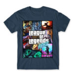 League os Legends GTA Denim Men's T-shirt for Gaming, League Of Legends