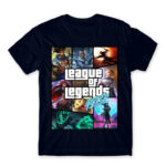 League os Legends GTA Navy Men's T-shirt for Gaming, League Of Legends