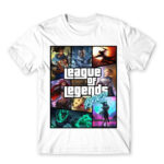 League os Legends GTA White Men's Tee for Gaming, League Of Legends