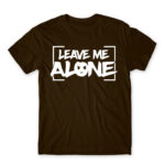 Leave me alone Chocolate Men's Tee for Antisocial, Funny