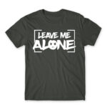 Leave me alone Dark Grey Men's T-shirt for Antisocial, Funny