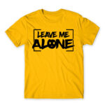 Leave me alone Gold Men's Tee for Antisocial, Funny