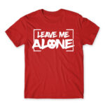 Leave me alone Red Men's Tee for Antisocial, Funny