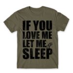 Let me sleep Zinc Men's T-shirt for Funny, Laziness
