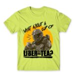 Liber-tea? Apple Green Men's T-shirt