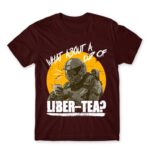 Liber-tea? Burgundy Men's Tee