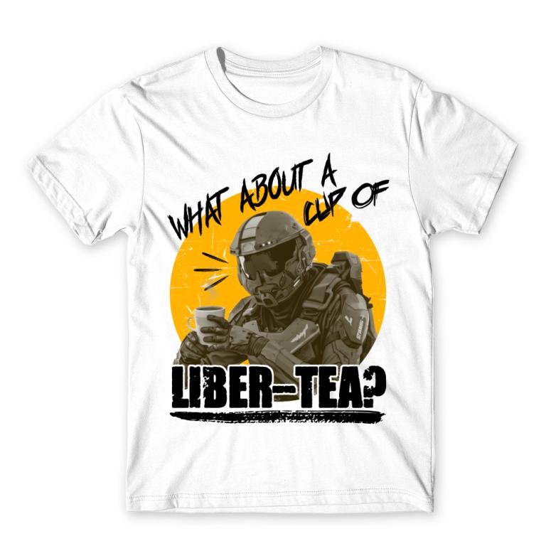 Liber-tea? White Men's Tee Liber-tea? White Men's Tee