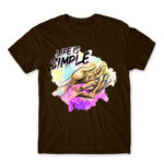 Life is simple Chocolate Men's T-shirt for Funny, Meme
