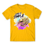 Life is simple Gold Men's T-shirt for Funny, Meme