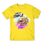 Life is simple Lemon Men's Tee for Funny, Meme