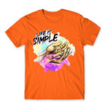 Life is simple Orange Men's T-shirt for Funny, Meme