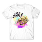 Life is simple White Men's T-shirt for Funny, Meme