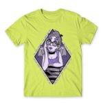 Lilith the Queen of Deamons Apple Green Men's Tee for Anime, Original Art