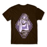 Lilith the Queen of Deamons Chocolate Men's T-shirt for Anime, Original Art