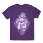 Lilith the Queen of Deamons Dark Purple Men's T-shirt for Anime, Original Art