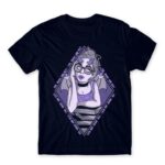Lilith the Queen of Deamons Navy Men's T-shirt for Anime, Original Art