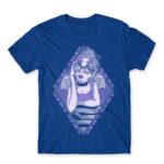 Lilith the Queen of Deamons Royal Blue Men's T-shirt for Anime, Original Art