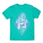 Lilith the Queen of Deamons Turquoise Men's Tee for Anime, Original Art