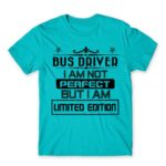 Limited Edition Bus Driver Atoll Blue Men's T-shirt for Bus Driver, Work