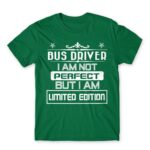 Limited Edition Bus Driver Kelly Green Men's T-shirt for Bus Driver, Work