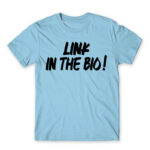 Link in Bio Sky Blue Men's T-shirt for Streamer, Work