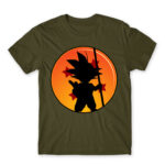 Little Goku Army Men's T-shirt for Anime, Dragon Ball