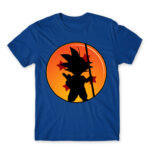 Little Goku Royal Blue Men's Tee for Anime, Dragon Ball