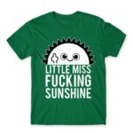 Little miss fucking sunshine Kelly Green Men's T-shirt for Funny, Sarcastic Humour