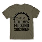 Little miss fucking sunshine Zinc Men's T-shirt for Funny, Sarcastic Humour