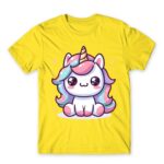 Little Star Unicorn Lemon Men's T-shirt for Anime, Original Art