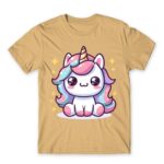 Little Star Unicorn Sand Men's Tee for Anime, Original Art