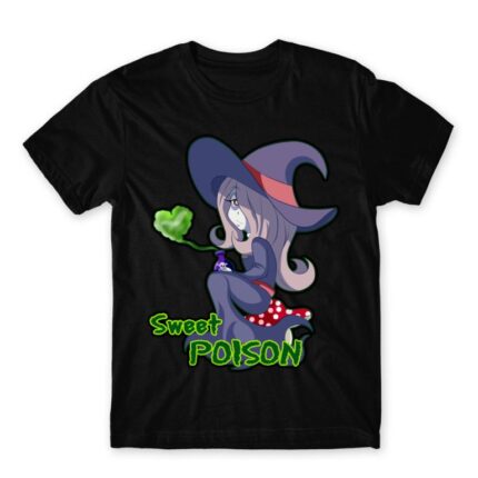 Little Witch Academy – Sucy Black Men's T-shirt for Anime, Little Witch Academy