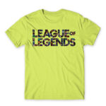 LoL Character Logo Apple Green Men's Tee for Gaming, League Of Legends