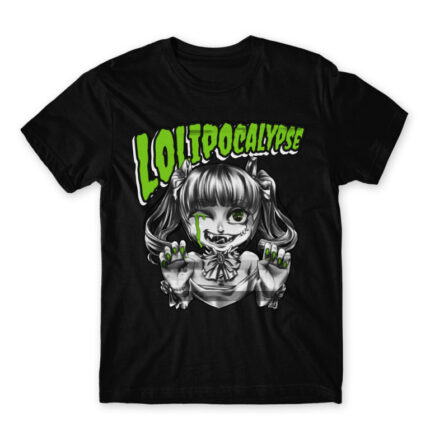 Lolipocalypse Green Black Men's Tee for Anime, Original Character