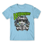 Lolipocalypse Green Sky Blue Men's Tee for Anime, Original Character