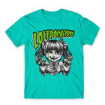 Lolipocalypse Green Turquoise Men's T-shirt for Anime, Original Character