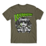 Lolipocalypse Green Zinc Men's Tee for Anime, Original Character