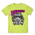 Lolipocalypse Magenta Apple Green Men's Tee for Anime, Original Character