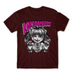 Lolipocalypse Magenta Burgundy Men's Tee for Anime, Original Character